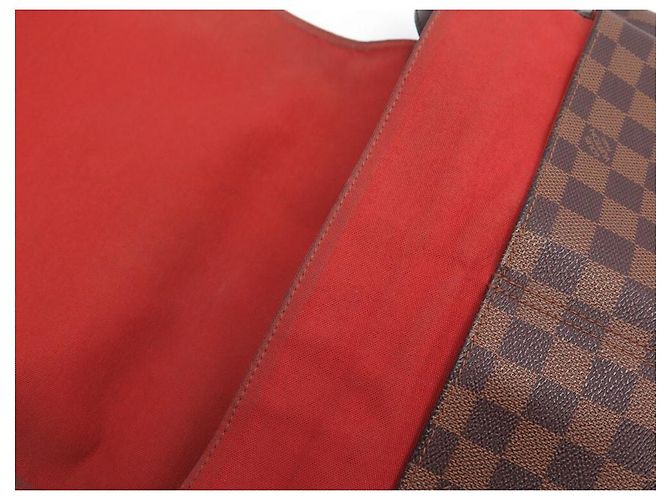 BORSA BESACE LOUIS VUITTON ABBESSES DAMIER EBENE M45257 Shoulder Bag Marrone - vista 12