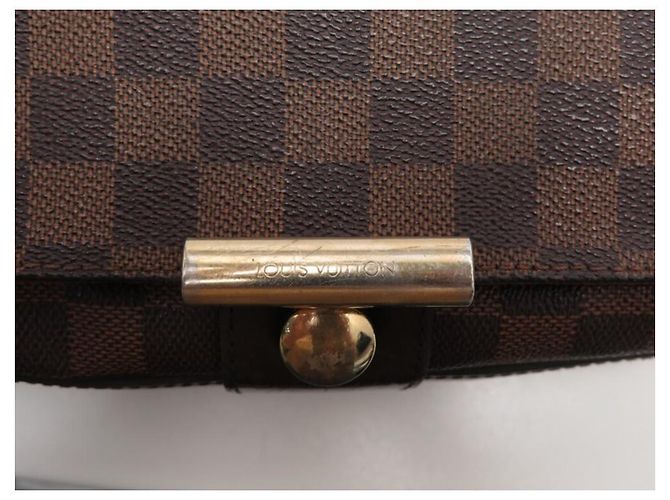 BORSA BESACE LOUIS VUITTON ABBESSES DAMIER EBENE M45257 Shoulder Bag Marrone - vista 3