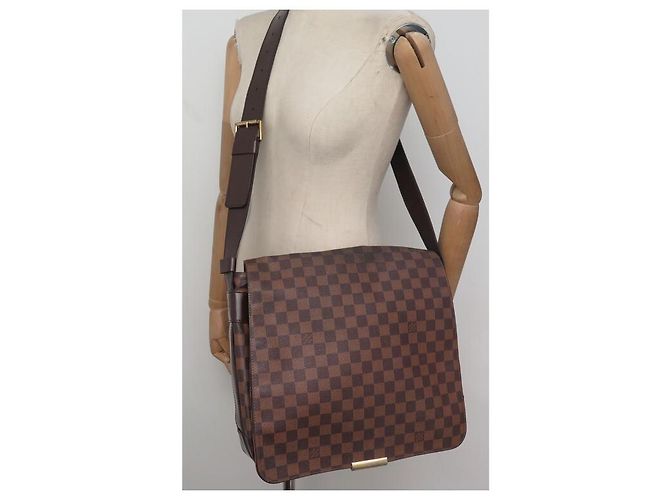 BORSA BESACE LOUIS VUITTON ABBESSES DAMIER EBENE M45257 Shoulder Bag Marrone - vista 4