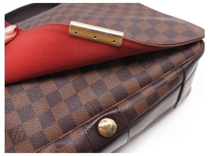 BORSA BESACE LOUIS VUITTON ABBESSES DAMIER EBENE M45257 Shoulder Bag Marrone - vista 5