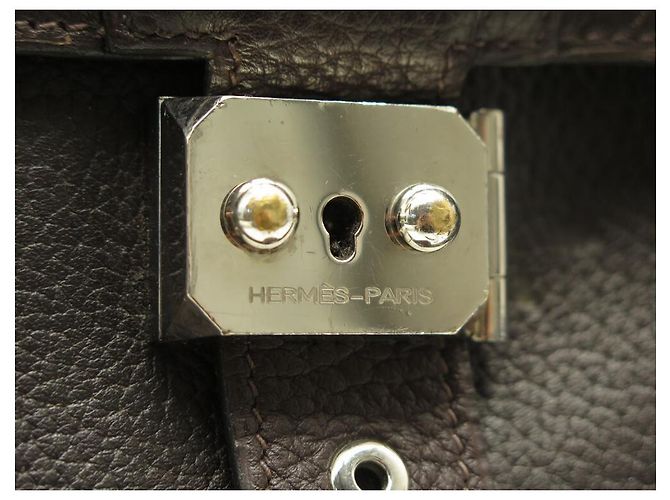 Hermès BORSA HERMES SAC A DEPECHES foderata CHIUSURA BORSA CARTELLA CLEMENCE Marrone - vista 3