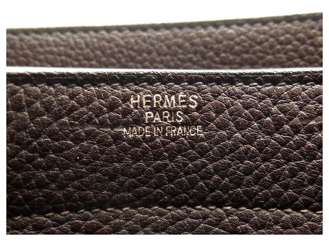 Hermès BORSA HERMES SAC A DEPECHES foderata CHIUSURA BORSA CARTELLA CLEMENCE Marrone - vista 7
