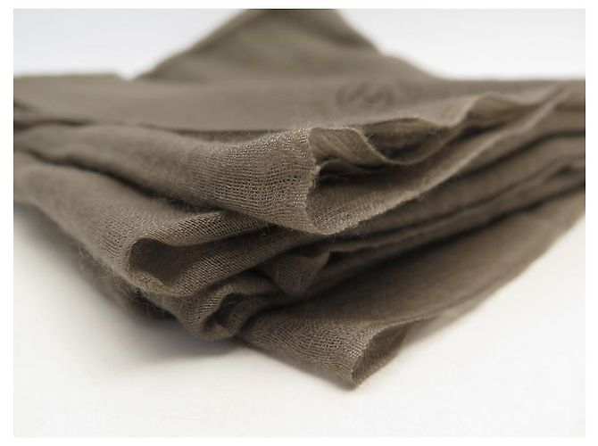 Plume Stola di piume Hermès 210X100SCIARPA CM IN CASHMERE E SETA TORTORA Taupe - vista 5
