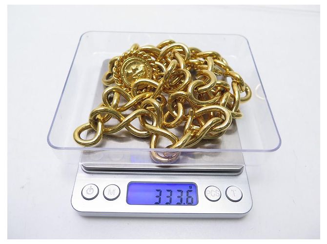 Medaillon CHANEL CINTURÓN MEDALLÓN CADENA T70 COLLAR CINTURÓN DORADO EN METAL DORADO - vista 5