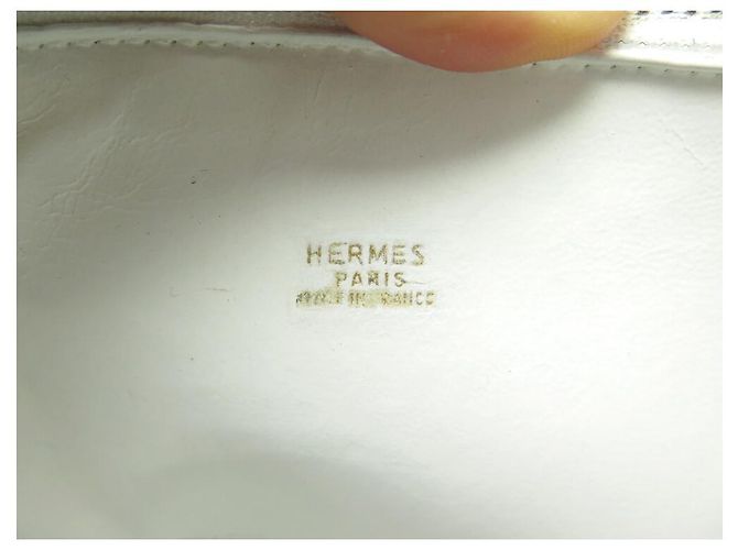 Hermès BORSA A MANO HERMES BOLIDE 35 BORSA A MANO IN PELLE DI STRUZZO BIANCA CM Bianco - vista 14