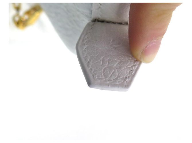 Hermès BORSA A MANO HERMES BOLIDE 35 BORSA A MANO IN PELLE DI STRUZZO BIANCA CM Bianco - vista 22