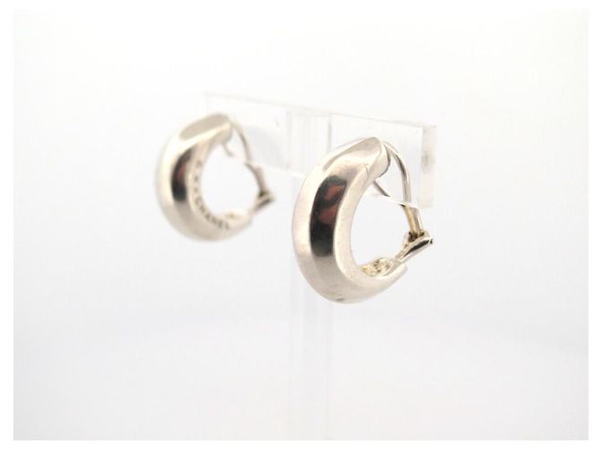 ORECCHINI IN ARGENTO STERLING CON LOGO CHANEL CREOLES 25ORECCHINI A CERCHIO IN ARGENTO GR - vista 2