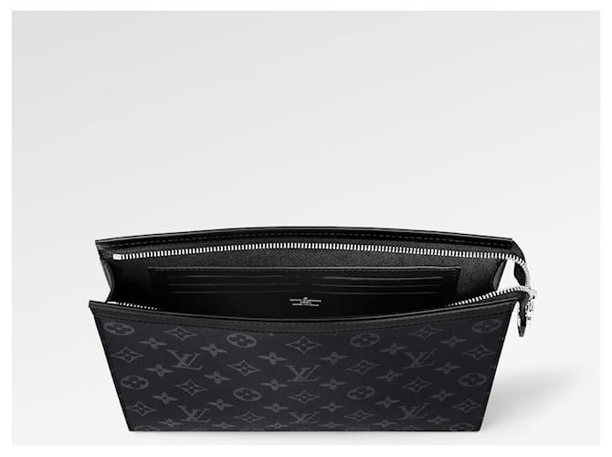 Louis Vuitton LV Pochette Voyage Eclipse nuova Nero - vista 2
