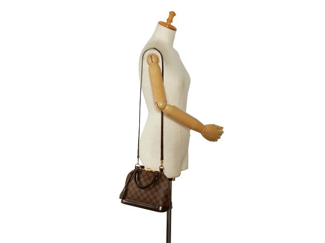 LOUIS VUITTON Sacs à main Alma BB Marron - vue 10