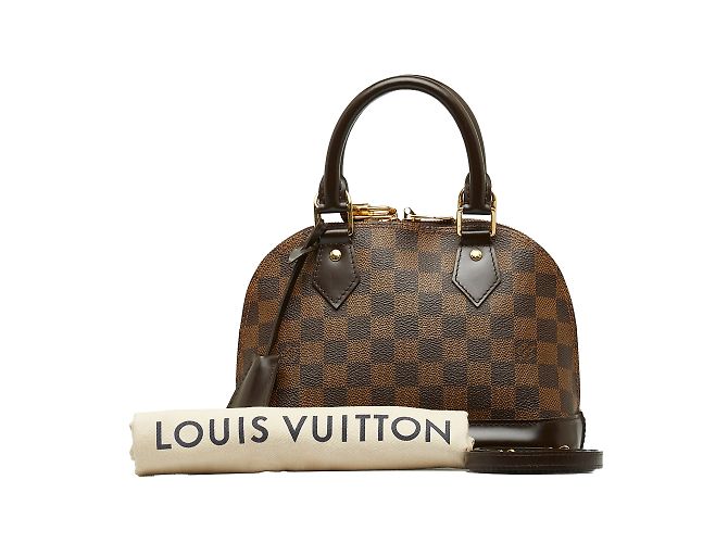 LOUIS VUITTON Sacs à main Alma BB Marron - vue 11