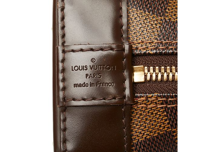 LOUIS VUITTON Sacs à main Alma BB Marron - vue 7