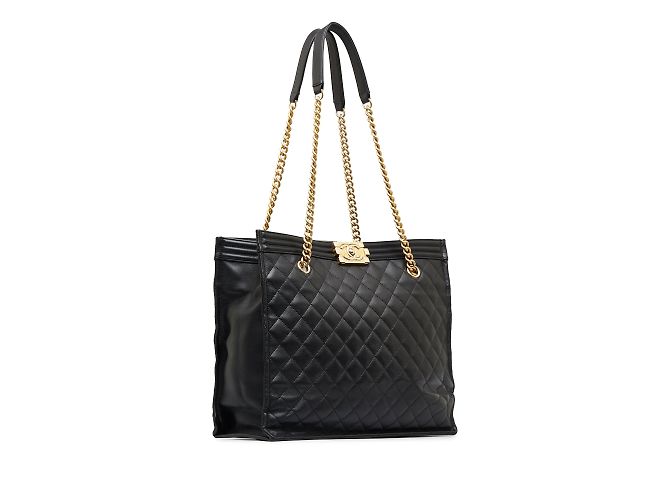 Boy CHANEL Sacs à main Classique CC Shopping Noir - vue 2