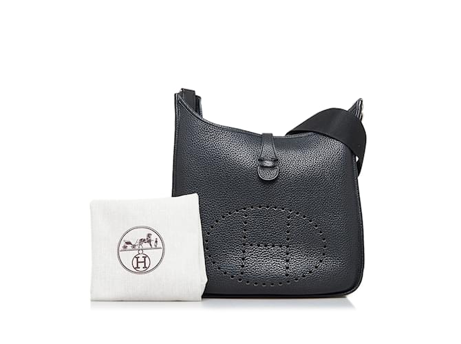 Hermès HERMES Sacs à main Evelyne Noir - vue 10