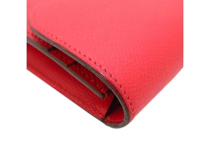 Constance Hermès Portafogli Hermes Rosso - vista 11