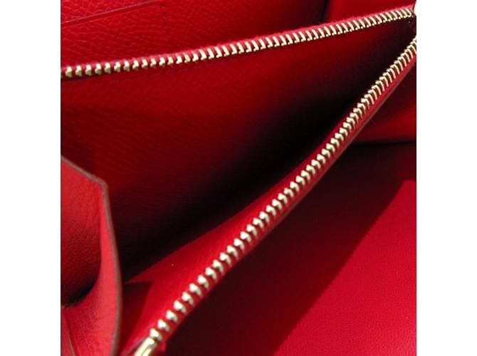 Constance Hermès Portafogli Hermes Rosso - vista 3