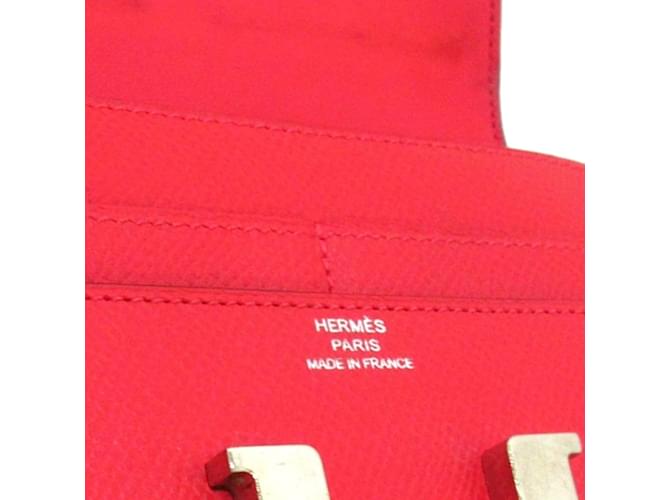 Constance Hermès Portafogli Hermes Rosso - vista 8