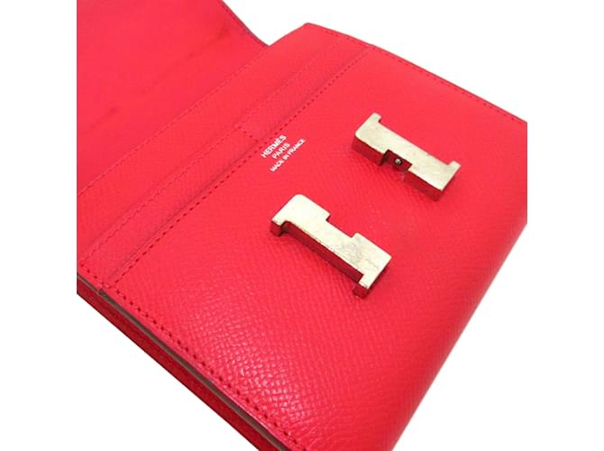 Constance Hermès Portafogli Hermes Rosso - vista 9