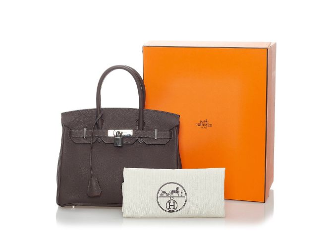 Hermès HERMES Handbags Birkin 30 Brown - view 11