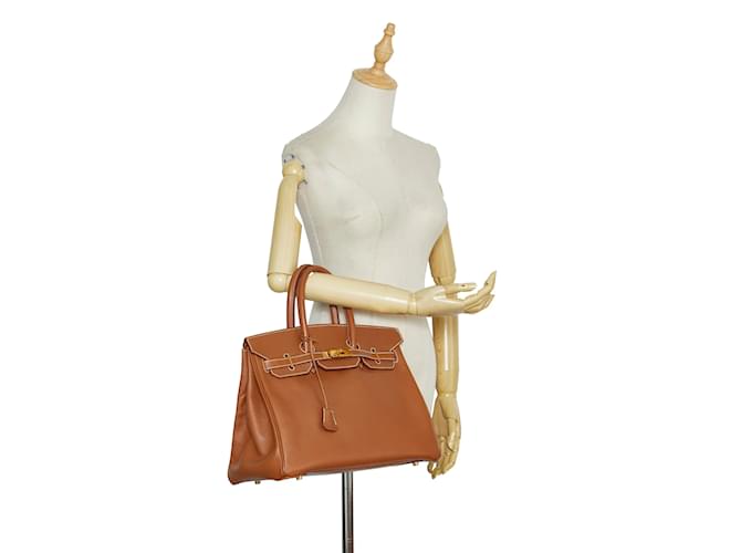 Hermès Borse HERMES Birkin 35 Marrone - vista 14
