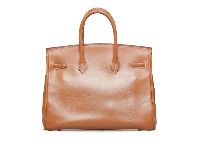 Hermès Borse HERMES Birkin 35 Marrone - vista 3