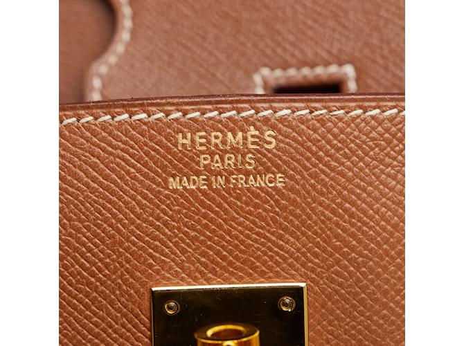 Hermès Borse HERMES Birkin 35 Marrone - vista 6