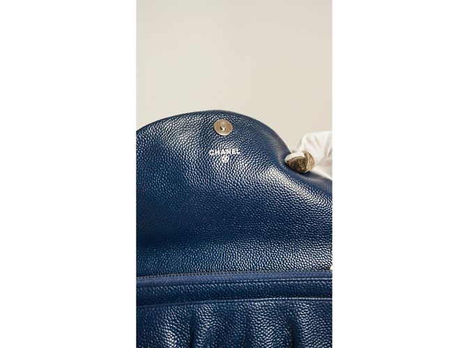 CHANEL Handbags Wallet on Chain Blue - view 9
