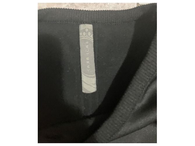 Peuterey Midikleid aus schwarzem Polyester Fleece - Ansicht 4