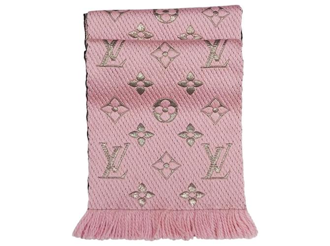 Sciarpa Louis Vuitton logomania shine Rosa - vista 2