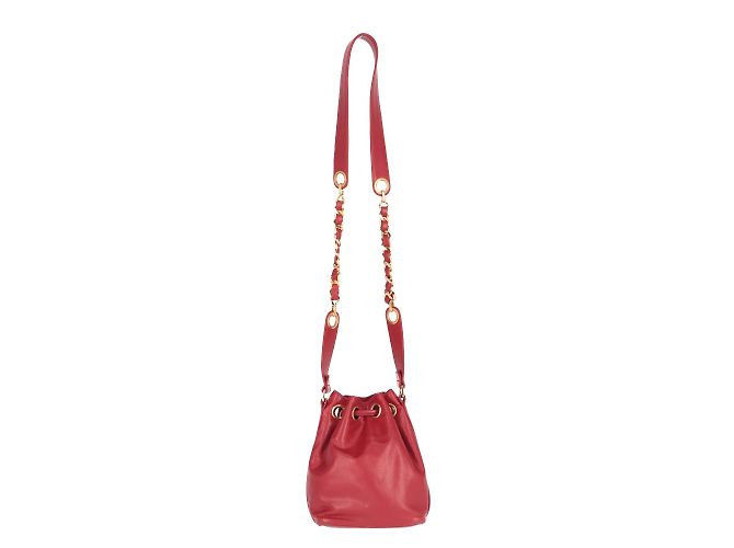 Chanel Rote Beuteltasche - Ansicht 8