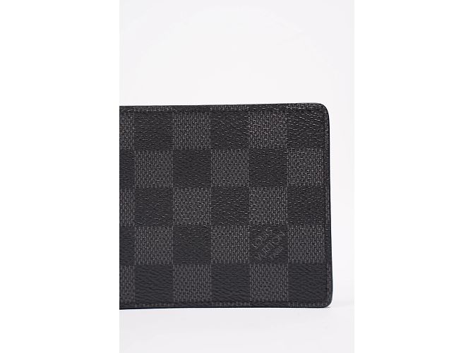 Louis Vuitton Slender Wallet Damier Graphite Canvas Black - view 2