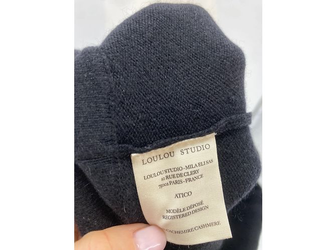 Autre Marque Faldas Loulou studio T.International XS Cachemira Negro - vista 6