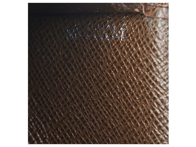 Cartera Louis Vuitton Brown Taiga Brazza Castaño Marrón oscuro - vista 8