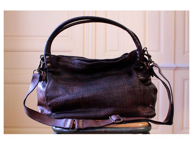 Borsa grande Campomaggi Marrone scuro - vista 2