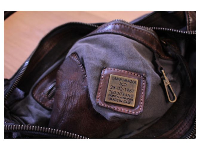 Borsa grande Campomaggi Marrone scuro - vista 3
