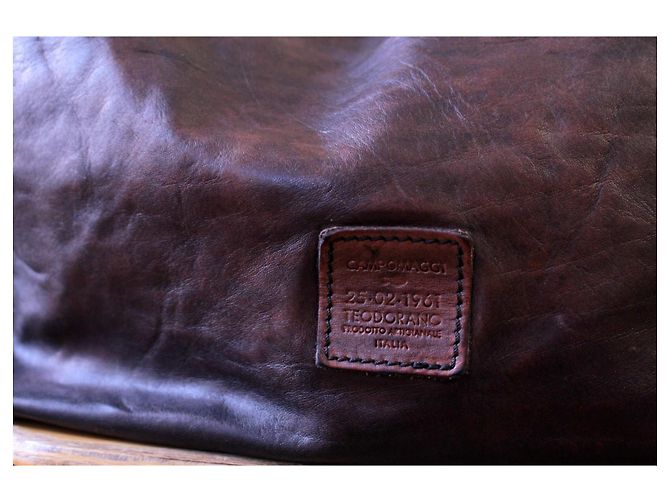 Borsa grande Campomaggi Marrone scuro - vista 7