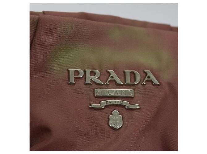 PRADA Borsa a mano Nylon Rosa Auth am5092 - vista 10