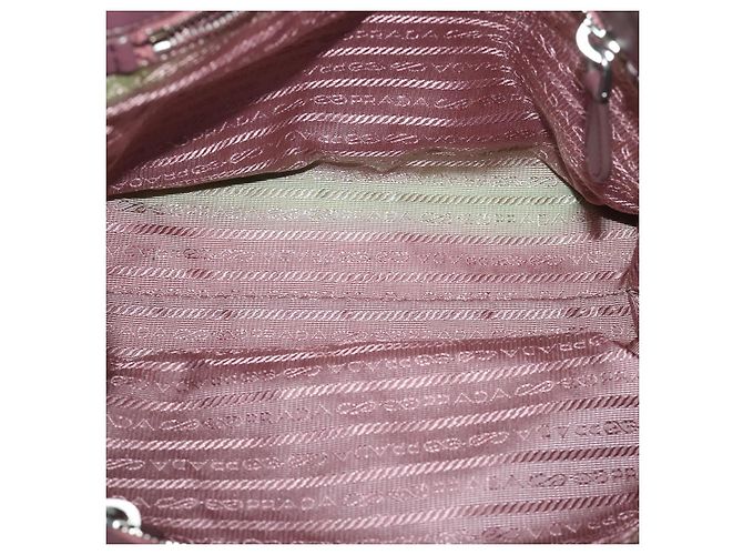 PRADA Borsa a mano Nylon Rosa Auth am5092 - vista 11