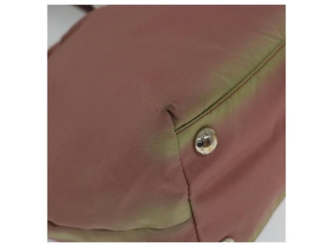PRADA Borsa a mano Nylon Rosa Auth am5092 - vista 14