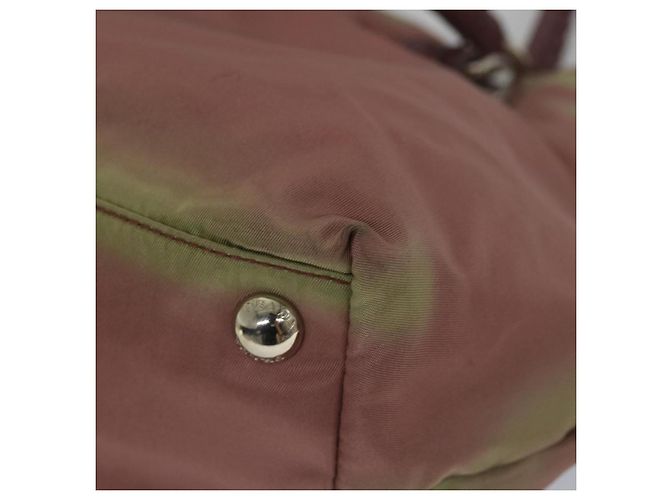 PRADA Borsa a mano Nylon Rosa Auth am5092 - vista 15