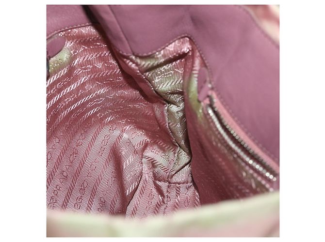 PRADA Borsa a mano Nylon Rosa Auth am5092 - vista 19