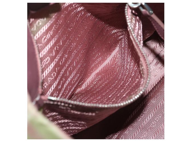 PRADA Borsa a mano Nylon Rosa Auth am5092 - vista 20