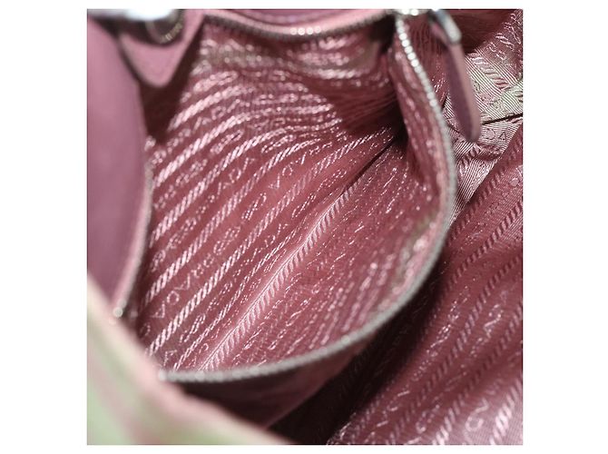 PRADA Borsa a mano Nylon Rosa Auth am5092 - vista 21
