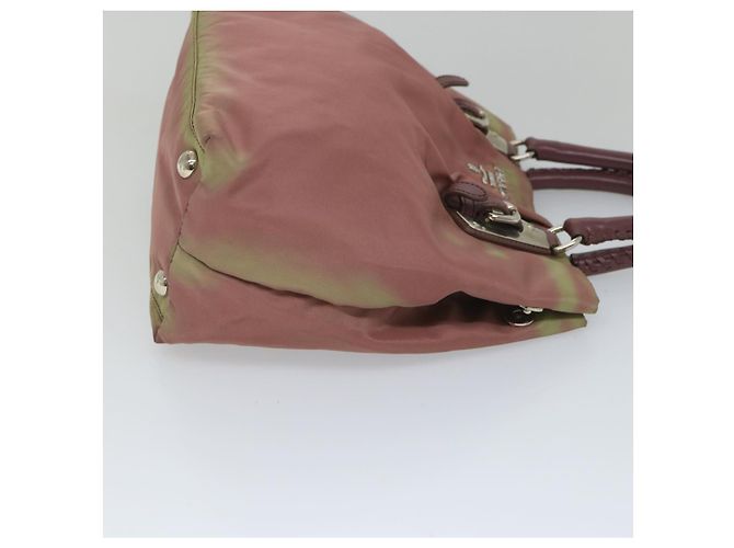 PRADA Borsa a mano Nylon Rosa Auth am5092 - vista 3