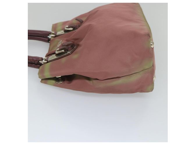 PRADA Borsa a mano Nylon Rosa Auth am5092 - vista 4