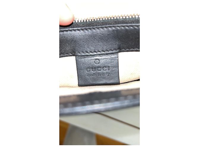 Borsa Gucci a tracolla in pelle nera Nero - vista 4