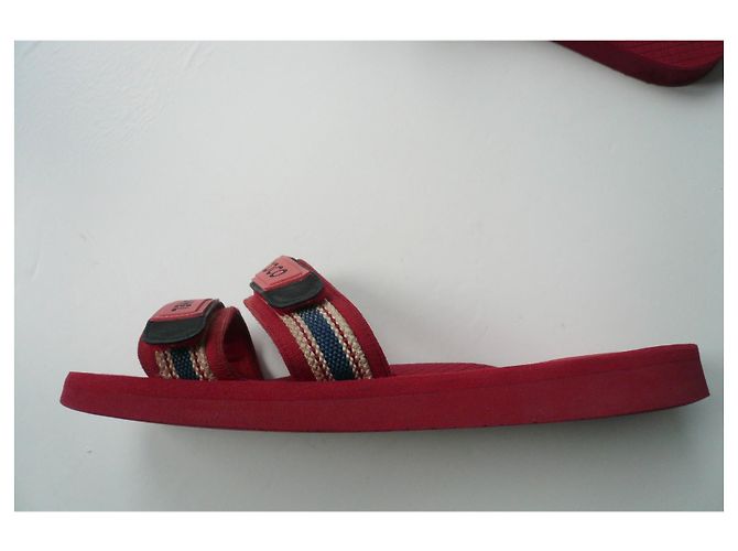 CHANEL Zoccoli da Uomo COCO CHANEL Rosso T44 IT raro - vista 3