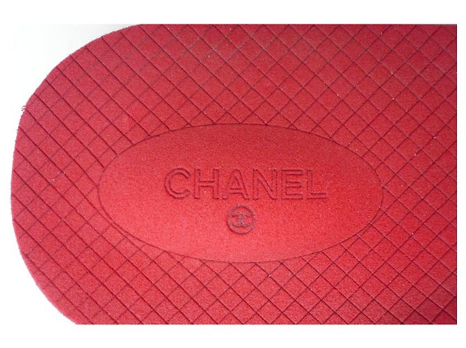 CHANEL Zoccoli da Uomo COCO CHANEL Rosso T44 IT raro - vista 4