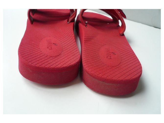 CHANEL Zoccoli da Uomo COCO CHANEL Rosso T44 IT raro - vista 5