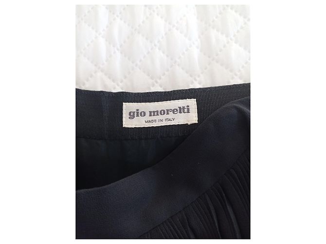 Autre Marque Falda midi plisada de Giò Moretti Negro - vista 2