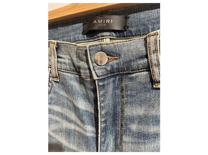 Jeans AMIRI T.US 30 Cotone Blu - vista 4